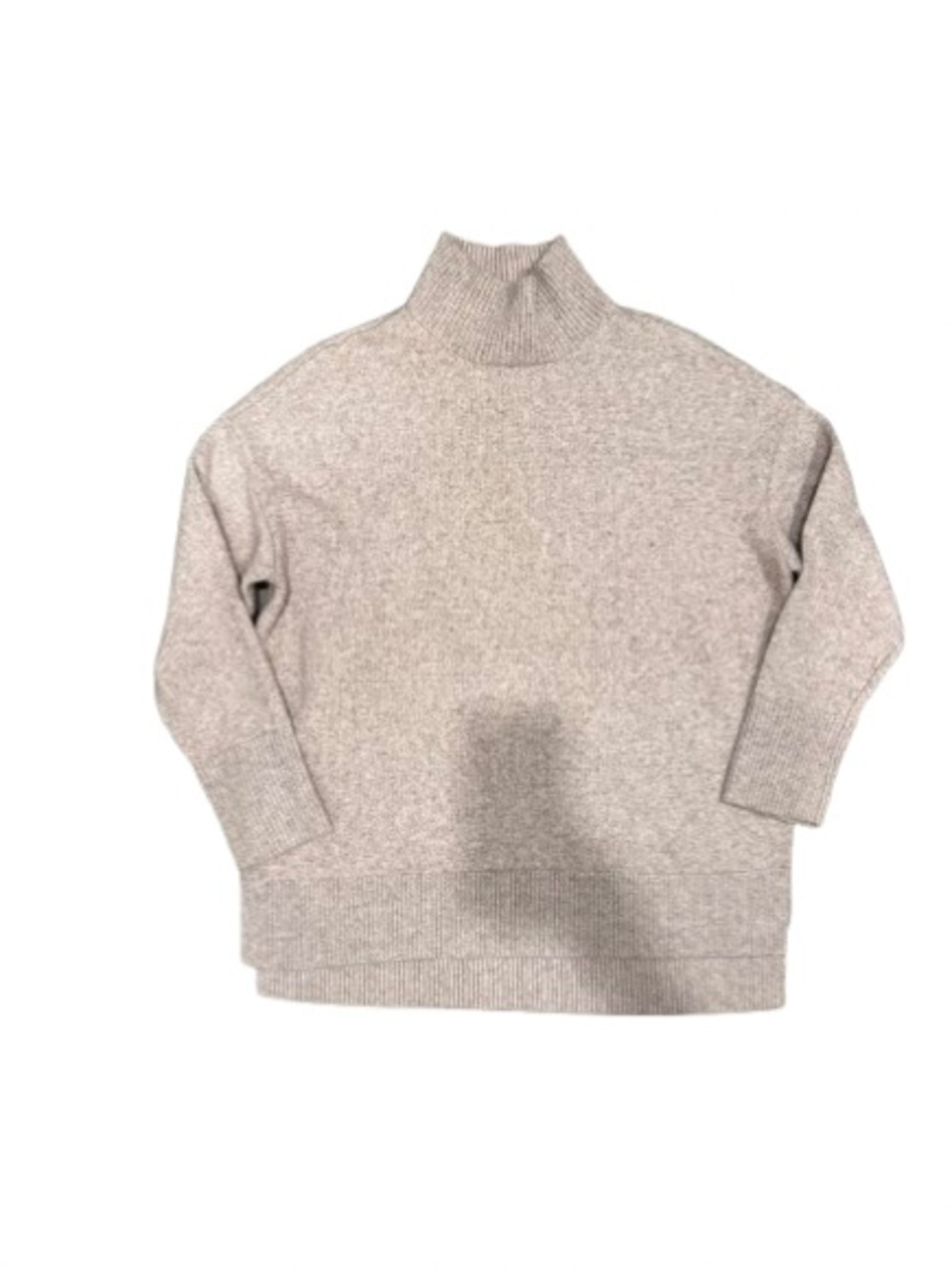 Express Beige Mock Neck Sweater